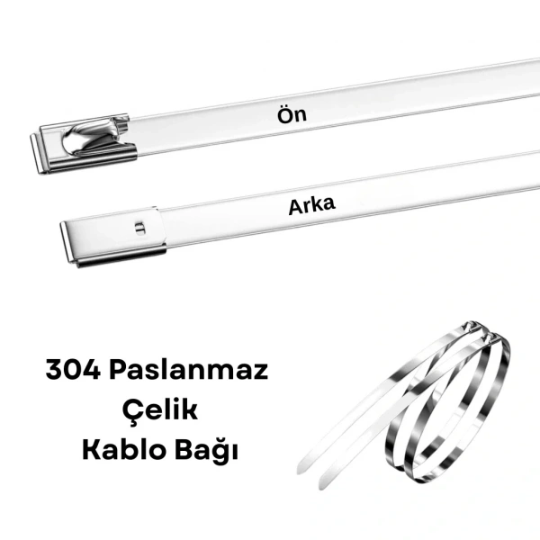 GWEST Metal Kablo Bağı MTL 680 HD 680x7,9mm  (100 adet)