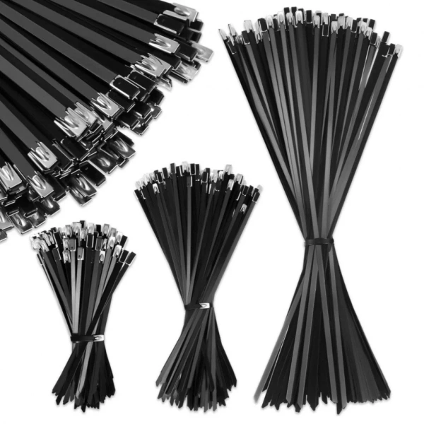 GWEST PVC Kaplı Metal Kablo Bağı PVC MTL 680 ST 680x4,6mm (100 adet)