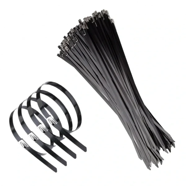 GWEST PVC Kaplı Metal Kablo Bağı PVC MTL 840 HD 840x7,9mm (100 adet)