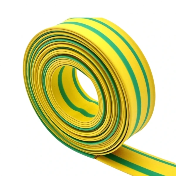 Gwest Woer Isı İle Daralan Makaron Sarı-Yeşil 80mm 25 Metre