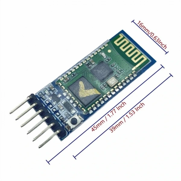 HC05 Bluetooth Serial Modül Kartı 6 Pin Çıkışlı