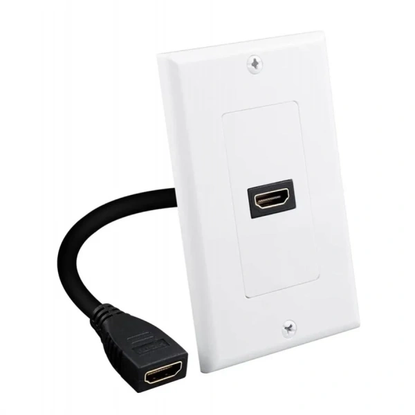 HDMI 2,0 Duvar Tipi Kablolu Konnektör