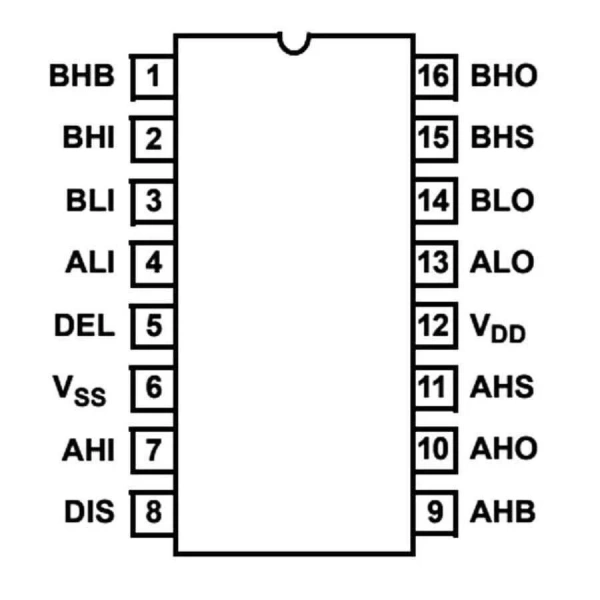 HIP4082 SOIC-16 Smd Mosfet Sürücü Entegresi