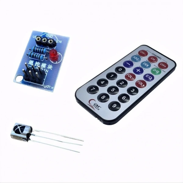 HX1838 IR (Infrared) Uzaktan Kumanda ve Alıcı Kit Modülü