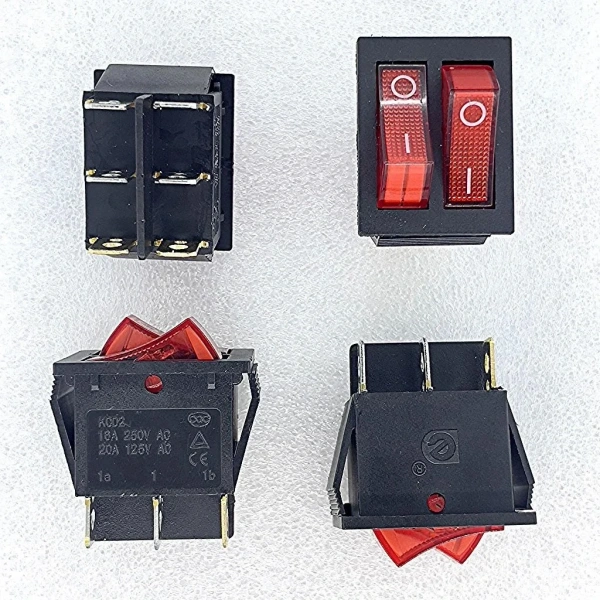 IC-101 İkili Işıklı Anahtar KCD2-2101-A Kalite