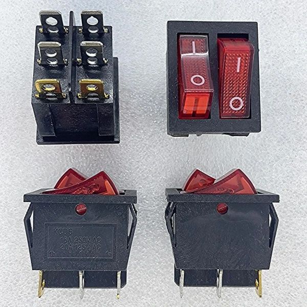 IC-101 İkili Işıklı Anahtar KCD2-2101-B Kalite