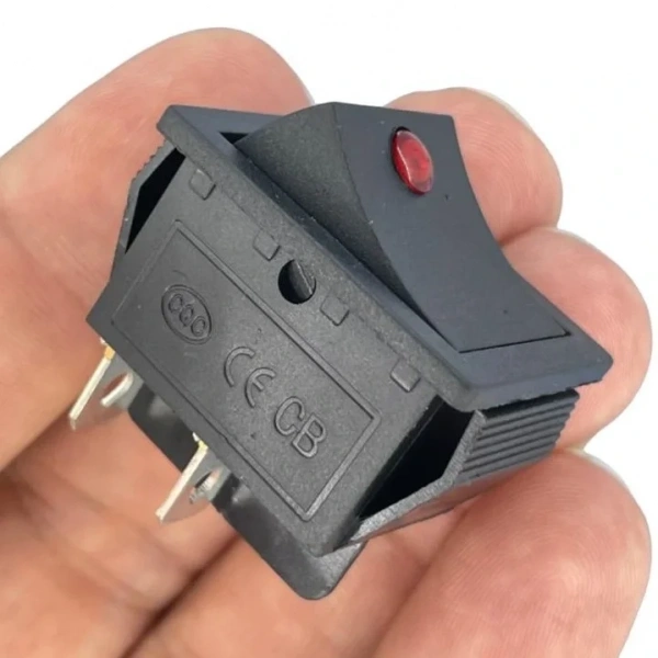 IC-104D 220V Geniş Nokta Işıklı Anahtar ON-OFF