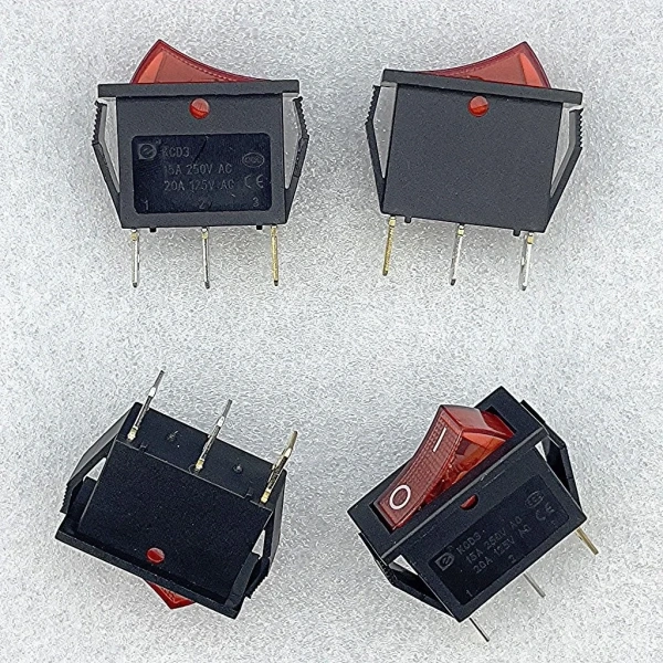 IC-113 Dar Işıklı Anahtar On-Off 3P