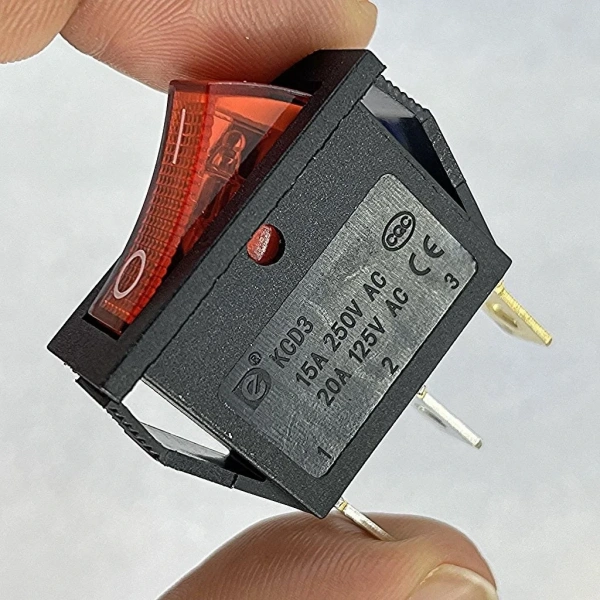 IC-113 Dar Işıklı Anahtar On-Off 3P