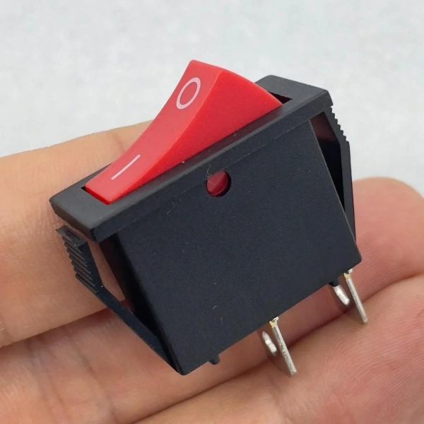 IC-114 Tekli Dar Işıksız Anahtar On-Off 2P Kırmızı