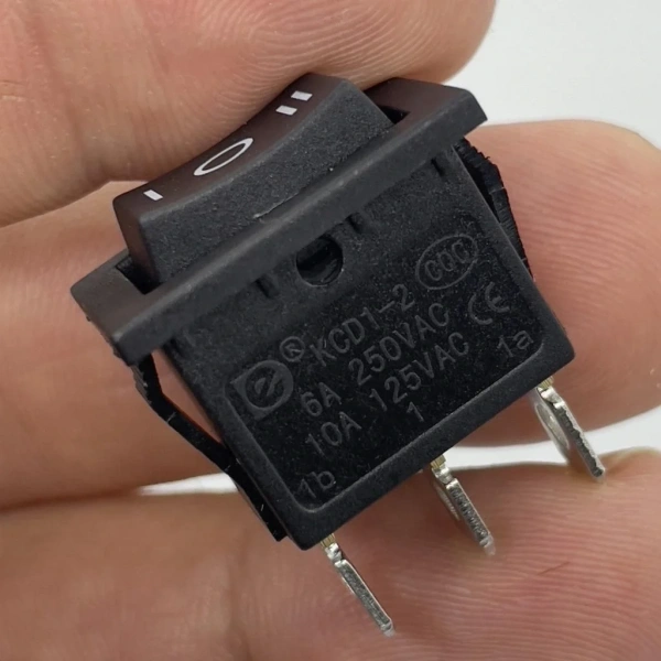 IC-123A Mini Işıksız Yaylı Anahtar Mom-Off-Mom