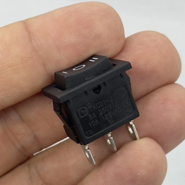 IC-123A Mini Işıksız Yaylı Anahtar Mom-Off-Mom