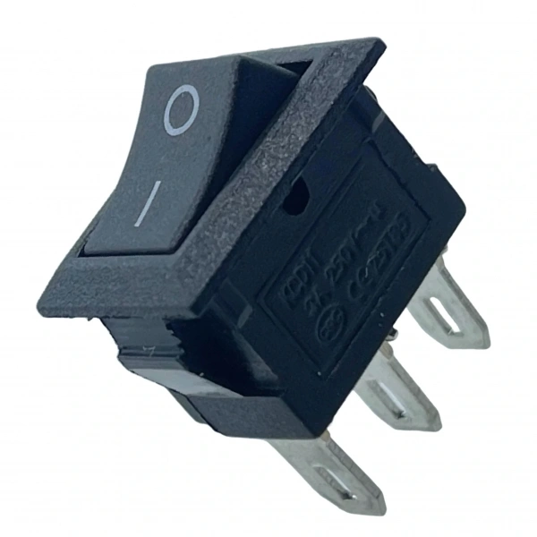 IC-125B-3 Mini Dikdörtgen Işıksız On-Off Anahtar 3 Pin