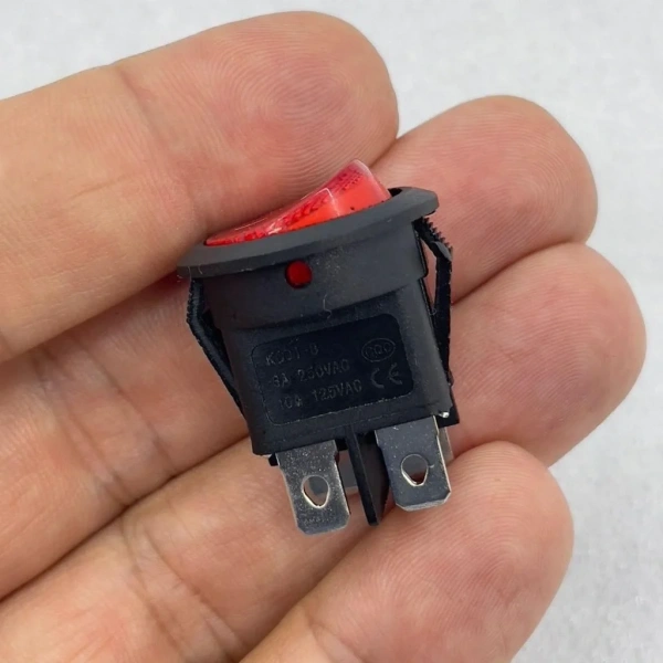 IC-131-4 Yuvarlak Işıklı Anahtar On-Off 4P