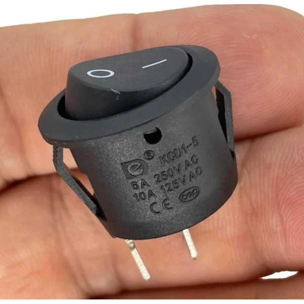 IC-133-5 Yuvarlak Işıksız Anahtar On-Off 2P
