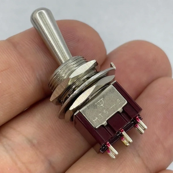 IC-148G Toggle Switch On-Off 12mm 6P MTS-202L