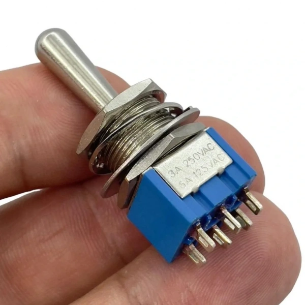 IC-148H Toggle Switch On-Off-On 12mm 6P MTS-203L