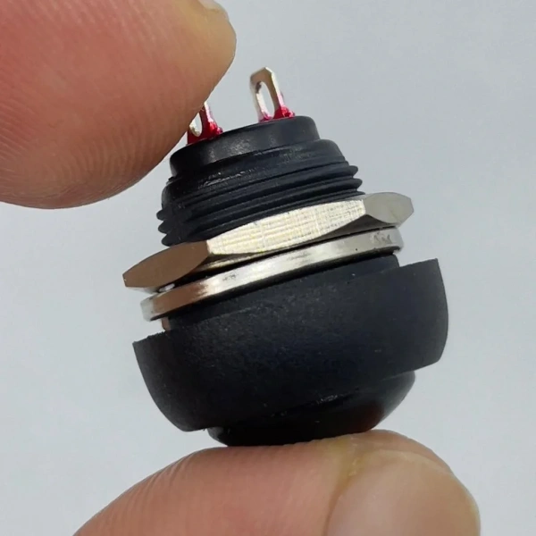 IC-184 Siyah Plastik Push Buton 12mm PBS-33B