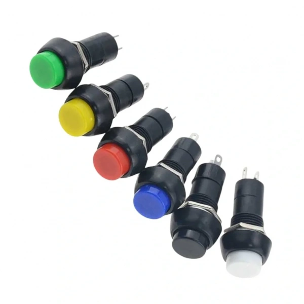 IC-185 Buton Ø12mm Kalıcılı Sarı