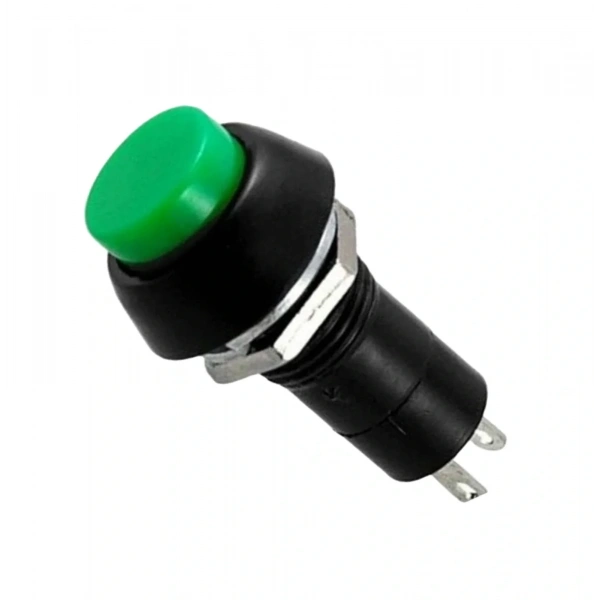 IC-186A Buton 12mm Kaliteli Yeşil