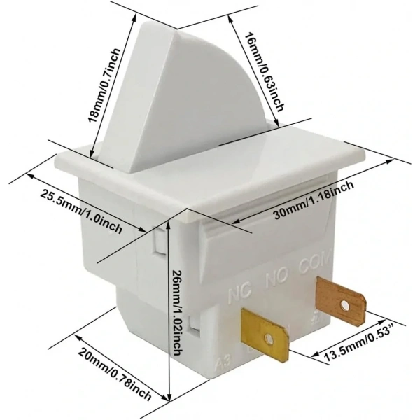 IC-187B Kapak Switch (Ters) Normalde Kapalı Kontak