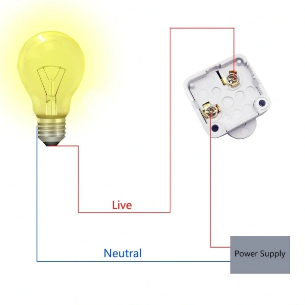 IC-187E Ters Dolap Anahtarı Sıva Üstü Kapak Switch Beyaz