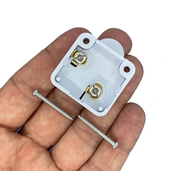 IC-187E Ters Dolap Anahtarı Sıva Üstü Kapak Switch Beyaz