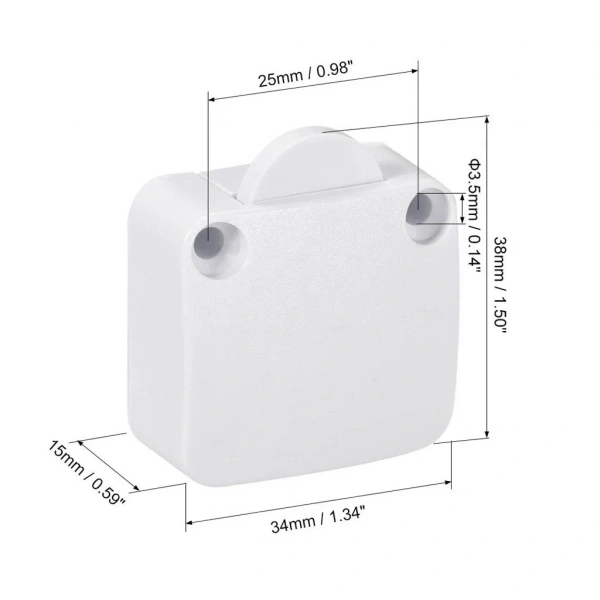 IC-187E Ters Dolap Anahtarı Sıva Üstü Kapak Switch Beyaz