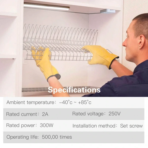 IC-187E Ters Dolap Anahtarı Sıva Üstü Kapak Switch Siyah