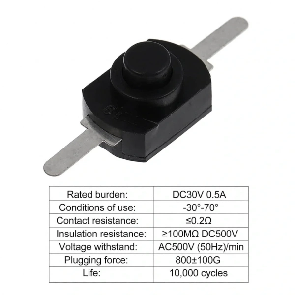 IC-192B-1 Mini Çıt Çıt Deney Anahtarı Switch On-Off