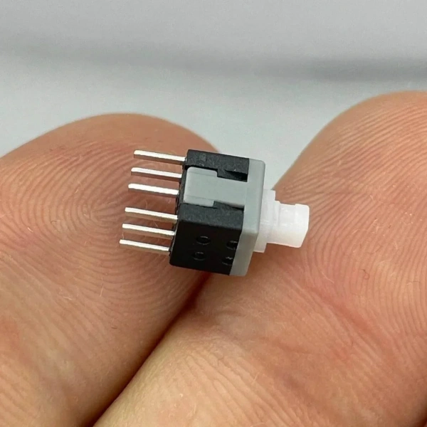 IC-197A 6 Pinli Bacaklı Yaylı Push Buton 6x6mm
