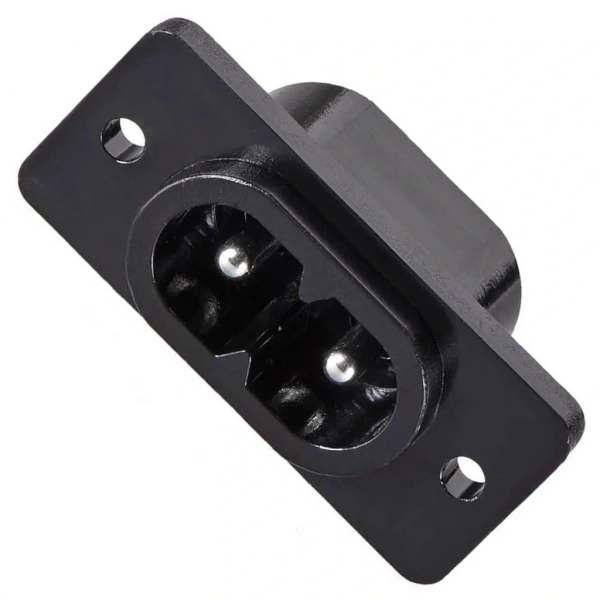 IC-212-2 AC Teyp Soketi C8 2 Pin Erkek Şase