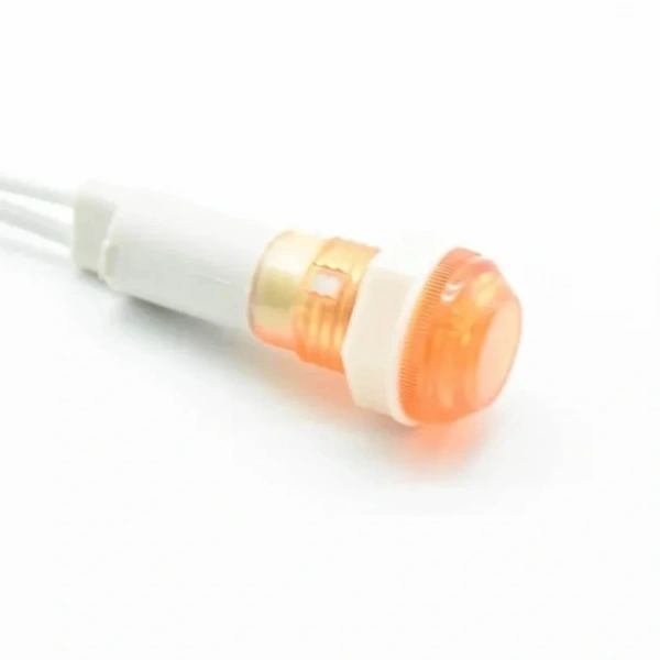 IC-227 10mm Sinyal Lambası Plastik Kablolu 220V Sarı