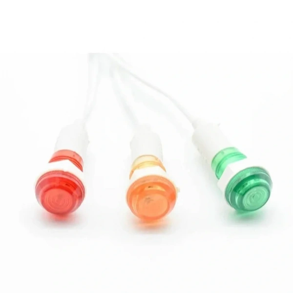 IC-227 10mm Sinyal Lambası Plastik Kablolu 24V Sarı