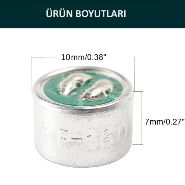 IC-229 Mikrofon Kapsülü 10x7mm 1 Adet