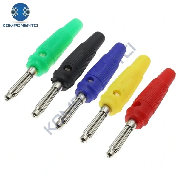 IC-238B Banana Jak Silikonlu CX-06 Mavi