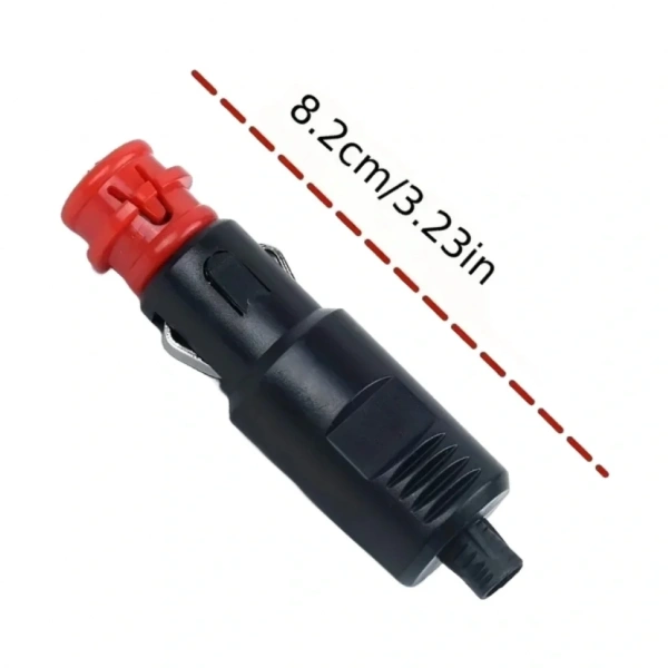 IC-246B-7 Çakmak Fişi Ledsiz Sigortalı - Avrupa Tipi