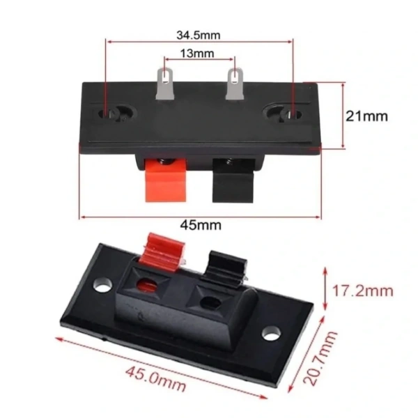 IC-249 Hoparlör Klemensi 2li Hoparlör Terminali