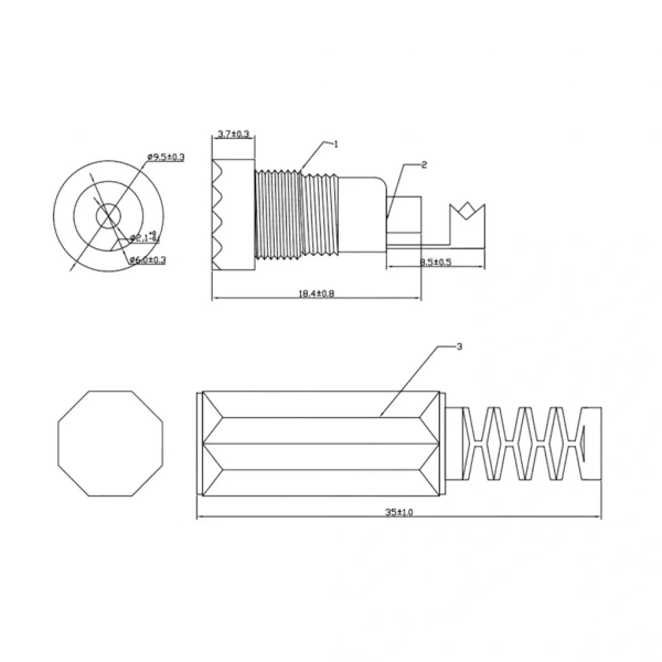 IC-254 DC Jak 2.1mm Seyyar