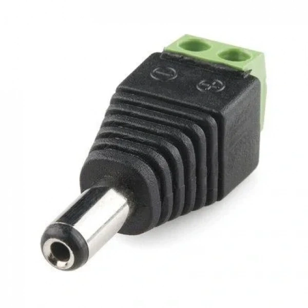 IC-254E Klemens Girişli Erkek DC Barrel Jack 2.1mm