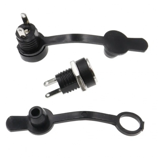 IC-258B 2.1mm DC Somunlu Korumalı Jak 8mm