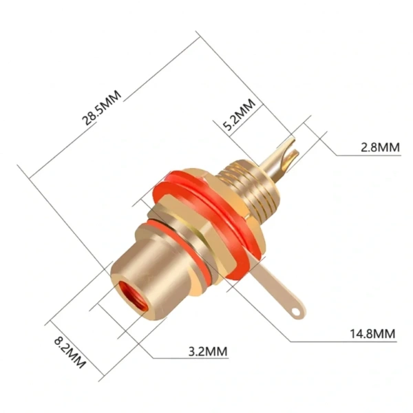IC-261C Rca Gold Şase Kırmızı