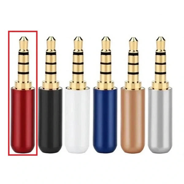 IC-261E 3.5mm Jak 4 Boğumlu Kırmızı