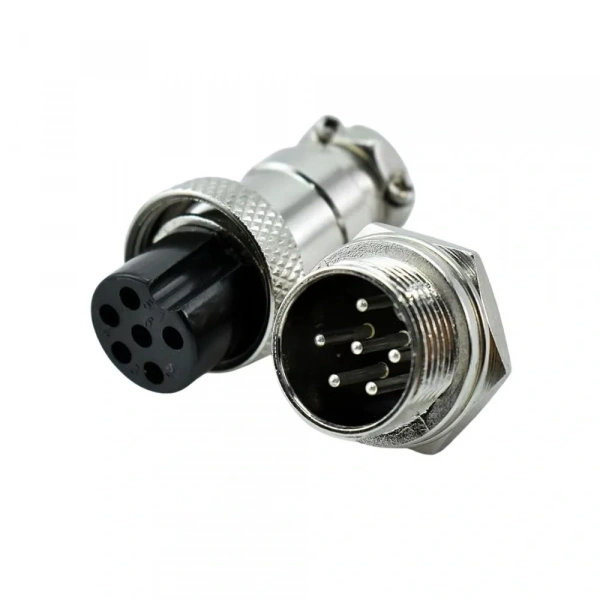 IC-261M 12mm Mayk Dişi Şase 6P Konnektör