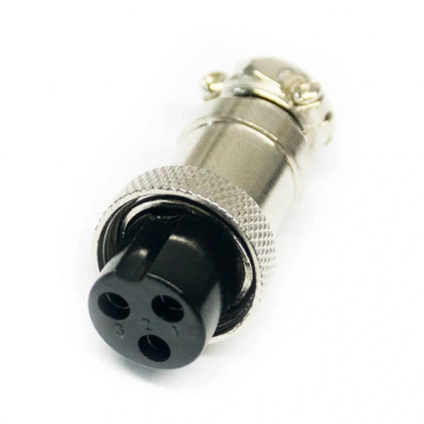 IC-261M 16mm Mayk Dişi Şase 3P Konnektör