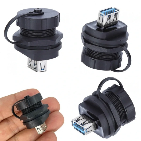 IC-265W Su Geçirmez Şase Pano Tip USB 3.0 Adaptör