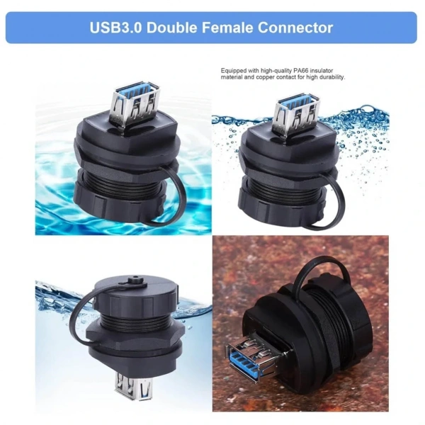 IC-265W Su Geçirmez Şase Pano Tip USB 3.0 Adaptör