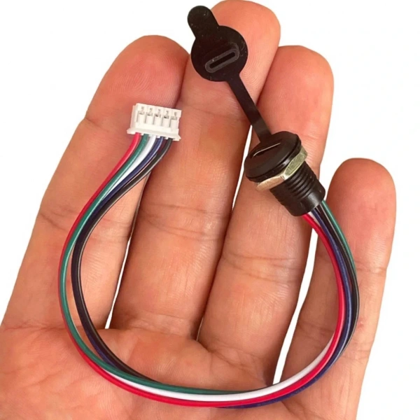 IC-266T-2 Pano Tip Type-C Şase Dişi Soket 5P ( Şarj + Data )