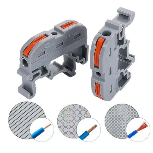 IC-272A Ray Tipi Hızlı Bağlantı Klemensi Konektörü 0.08-4mm2 CH-221