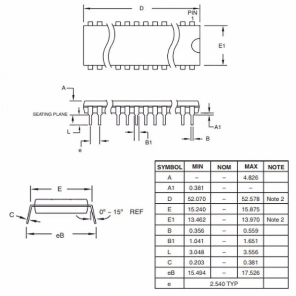 ICL7106 Analog Dijital Çevirici Entegresi Dip-40